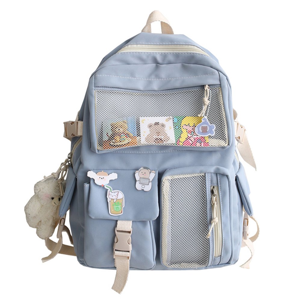 나일론 여성 배낭 패션 방수 배낭 십 대 소녀 학교 가방 귀여운 학생 Bookbag 여행 가방